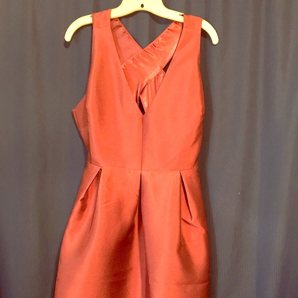 Rust colored cocktail dress with pockets. New! - Picture 1 of 3